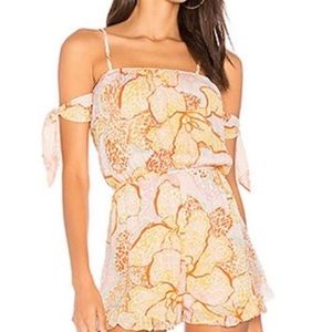 MINKPINK animal orchid play suit